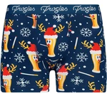 Men's boxers Smoke beer navy Frogies Christmas