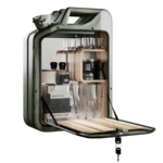 Minibar / kanistr - Bar Cabinet, Army Green, 6 variant - Danish Fuel Varianta: Red Gum