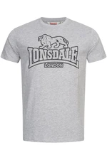 T-shirt da uomo Lonsdale 117420-Marl Grey/Black