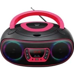 CD-rádio Denver TCL-212BT, AUX, CD, USB, Bluetooth, růžová