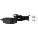 Vestavná zásuvka Kopp 939741014 s USB, bílá