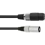 Kabelový adaptér Omnitronic 30225590 [1x reproduktorová spojka - 1x XLR zástrčka 3pólová], 1.00 m, černá
