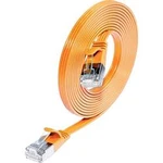 Síťový kabel RJ45 Wirewin 9120064012052, CAT 6A, S/STP, 25.00 cm, oranžová