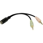 Jack audio adaptér LogiLink CA0020, černá