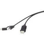 USB 2.0 kabel Renkforce RF-4472898, 1.00 m, černá