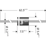 Schottkyho dioda Diotec SB840, 8 A, U(R) 40 V, I(F) 8 A