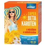 REVITAL Super beta-karoten s měsíčkem a sedmikráskou 80+40 tablet