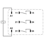 2903708 Relé Phoenix Contact REL-PR3-120AC/3X1