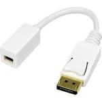 DisplayPort adaptér LogiLink CV0040, bílá