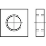 Čtyřhranné matice TOOLCRAFT 109026, M3, N/A, ocel, 100 ks