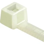 Reverzní stahovací pásek T-serie HellermannTyton T50I-PA46-NA-C1, 300 x 4,6 mm, bílá