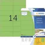 Herma 5061 etikety 105 x 42.3 mm papír zelená 280 ks permanentní univerzální etikety, etikety signální inkoust, laser, kopie 20 Blatt A4