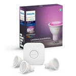 Štartovacia sada Philips Hue Bluetooth 5,7W, GU10, White and Color Ambiance + Bridge (8719514340107) LED žiarovka • spotreba 5,7 W • pätica GU10 • bie