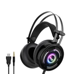ipega PG-R008 Wired Gaming Headphone 50mm Speaker 3.5mm Audio & USB Plugs With Mic Headset For PC Console Gaming