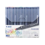 STA 3203 Marker Black Rod White Rod Gel Pen Standard Set 12 24 36 48 60 Box Hand-painted Design