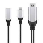 4K*2K USB-C to HDTV Dongle Cable Same Screen PD 100W Type-C Video Cable for Computer Smartphone TV Projector