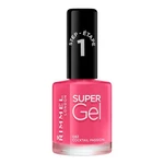 Rimmel London Super Gel STEP1 12 ml lak na nehty pro ženy 032 Cocktail Passion