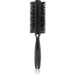 Janeke Black Line Tumbled Wood Hairbrush Ø 55mm guľatá kefa na vlasy so štetinami z nylonu a diviaka 1 ks