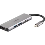 USB Hub D-Link USB-C/HDMI, 2x USB 3.0, SD, Micro SD (DUB-M530) USB hub • HDMI • 2× USB 3.0 • čítačka SD / microSD kariet