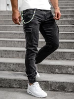 Blugi joggers negri Bolf R31032SO