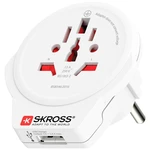 Skross 1500266 cestovný adaptér  World to Europe USB 1.0