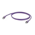 Síťový kabel RJ45 Weidmüller 1201270200, CAT 6A, S/FTP, 20.00 m, purpurová