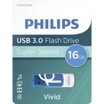 USB flash disk Philips VIVID FM16FD00B/00, 16 GB, USB 3.2 Gen 1 (USB 3.0), modrá