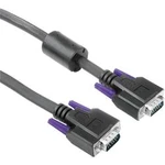 VGA kabel Hama [1x VGA zástrčka - 1x VGA zástrčka] černá 1.80 m