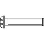 Čočkové šrouby vnitřním šestihranem TOOLCRAFT, ISO 7380, M3 x 20, 100 ks