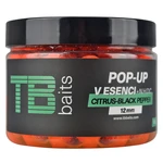 Tb baits plovoucí boilie pop-up citrus - black pepper + nhdc 65 g-16 mm