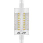 LED žárovka OSRAM 4058075811768 230 V, R7s, 8 W = 75 W, teplá bílá, A++ (A++ - E), tvar tyče, stmívatelná, 1 ks