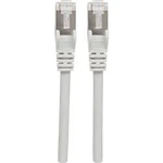 Síťový kabel RJ45 Intellinet 740869, CAT 6A, S/FTP, 3.00 m, šedá