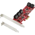 0+10 portů kontrolní karta SATA III PCIe Renkforce