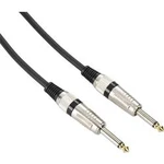 Instrumentální kabel JACK 6,3 mm Paccs, 6 m, černá