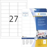 Herma 4347 etikety 63.5 x 29.6 mm papír bílá 675 ks přemístitelné univerzální etikety inkoust, laser, kopie 25 Blatt A4