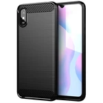 Kryt na mobil WG Carbon na Xiaomi Redmi 9A (8629) čierna zadný kryt na mobil • pre Xiaomi Redmi 9A• prístupné konektory a ovládacie prvky • flexibilný