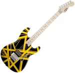 EVH Stripe Series Black with Yellow Stripes Elektromos gitár