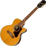 Epiphone EJ-200SCE Coupe Vintage Natural Chitarra Semiacustica Jumbo