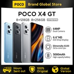 POCO X4 GT 128GB/256GB Global Version 5G Dimensity 8100 Octa Core 64MP Triple Camera 67W Charging 144Hz DotDisplay Support NFC