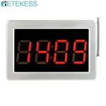 Retekess Wireless Calling Customer Service Pager Counter Screen Host Voice Broadcast System For Restaurant Cafe Bar Hotel