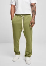 Organic sweatpants with a low crotch, newolive