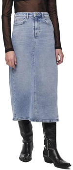 Pieces Dámská sukně PCBELLA 17147761 Medium Blue Denim L