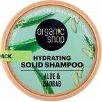 ORGANIC SHOP Hydratačný tuhý šampón Aloe a baobab 60 g