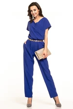 Tessita Woman's Jumpsuit T302 4 Navy Blue