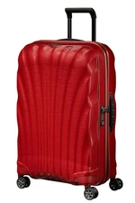 Samsonite Skořepinový cestovní kufr C-lite Spinner 68 l - červená