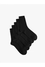 Koton Základní sada 5 párů ponožek s kulatým výstřihem