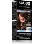 Syoss Color Metallic Collection permanentná farba na vlasy odtieň 3-89 Bronze Coffee 1 ks