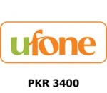 Ufone 3400 PKR Mobile Top-up PK