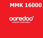 Ooredoo 16000 MMK Mobile Top-up MM