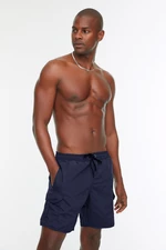 Trendyol Navy Blue Standard Size Swim Shorts with Cargo Pocket